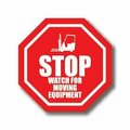 Ergomat 30in OCTAGON SIGNS - Stop Watch for Moving Equipment DSV-SIGN 900 #1019 -UEN